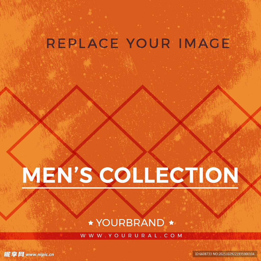 男士系列时尚宣传背景图