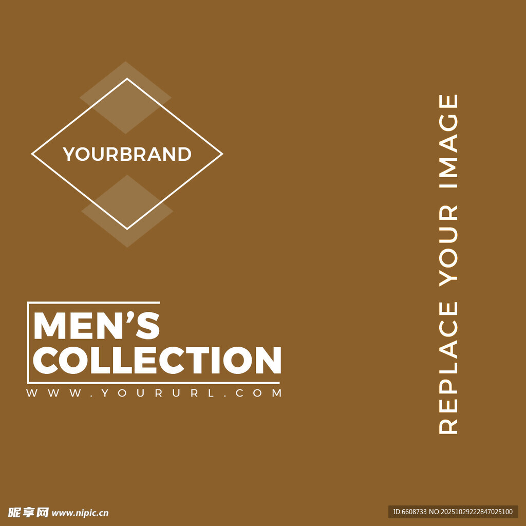 男士服装系列标识设计