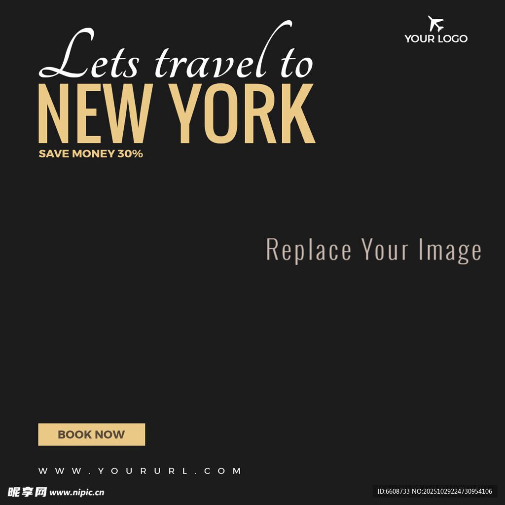纽约旅行宣传海报设计