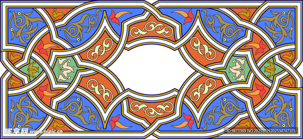 多彩几何图案装饰元素