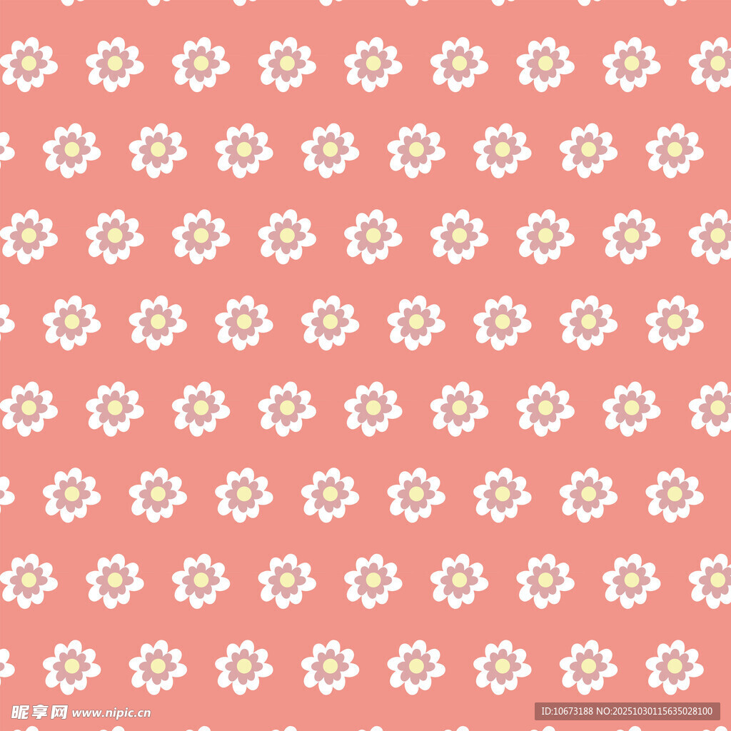 粉色花卉图案背景纹理