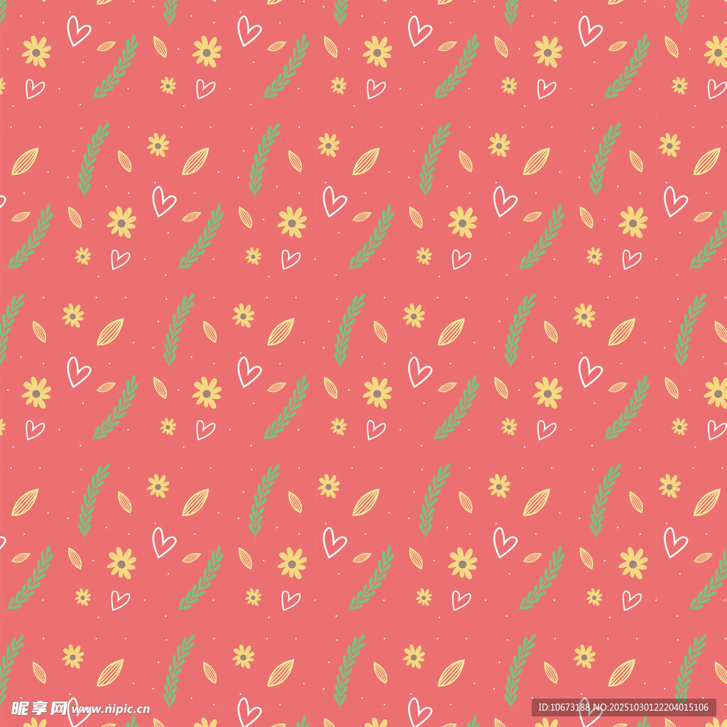 粉色花卉图案背景