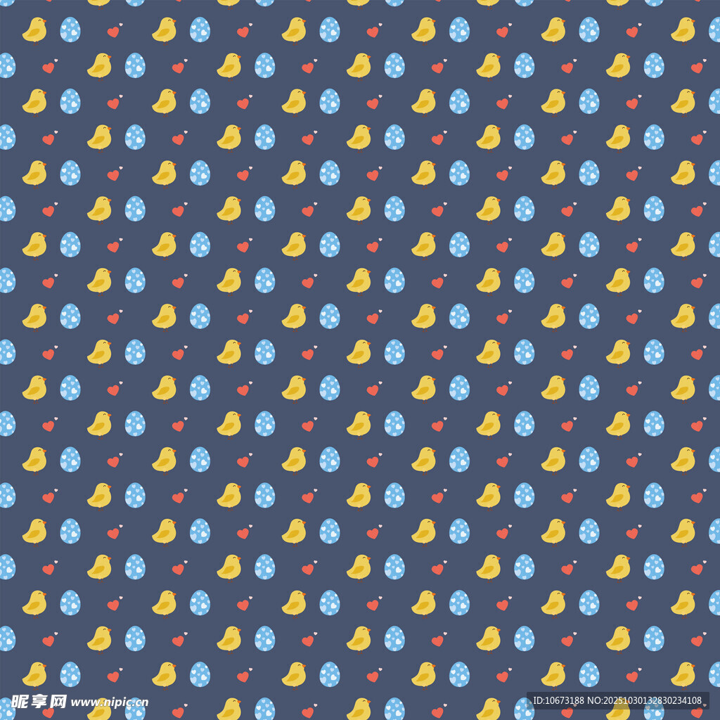 蓝色底彩色圆点图案背景