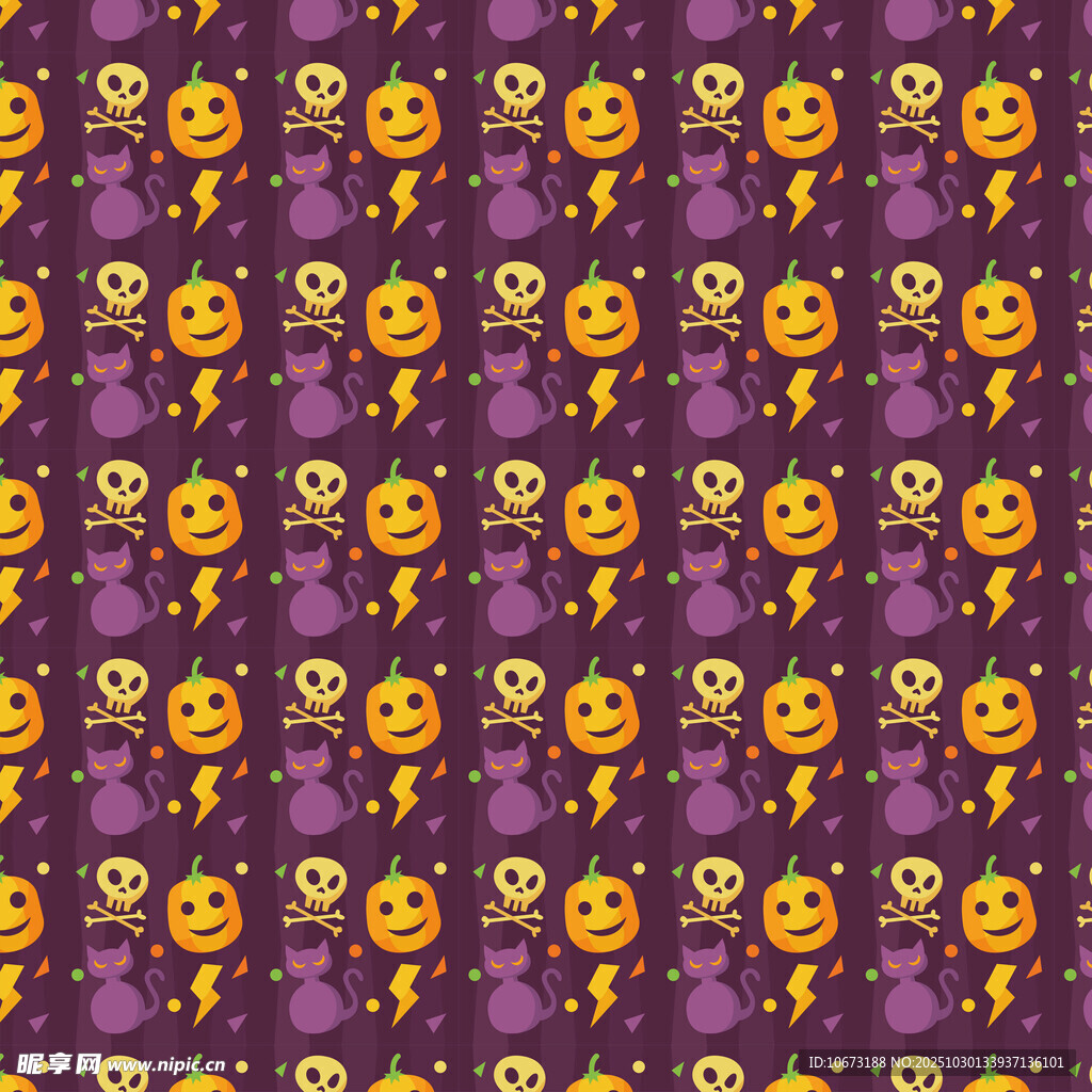万圣节南瓜图案背景