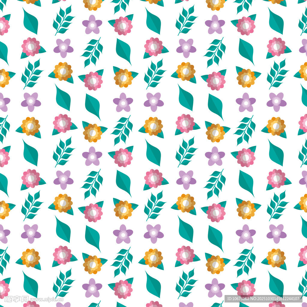 多彩几何图案无缝背景