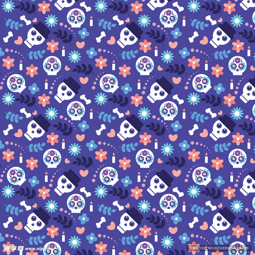 蓝色星空宇航员图案背景