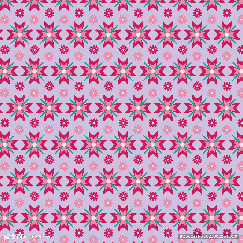粉色几何花纹图案背景