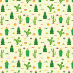 仙人掌图案背景纹理