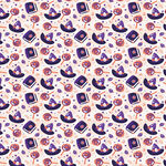 卡通船只图案背景纹理