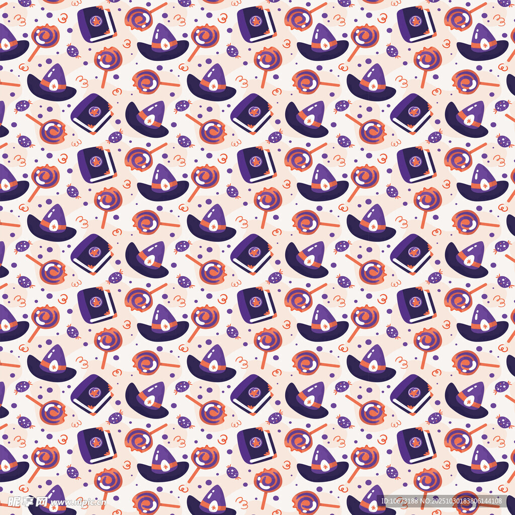 卡通船只图案背景纹理