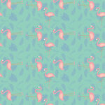 粉色火烈鸟图案背景