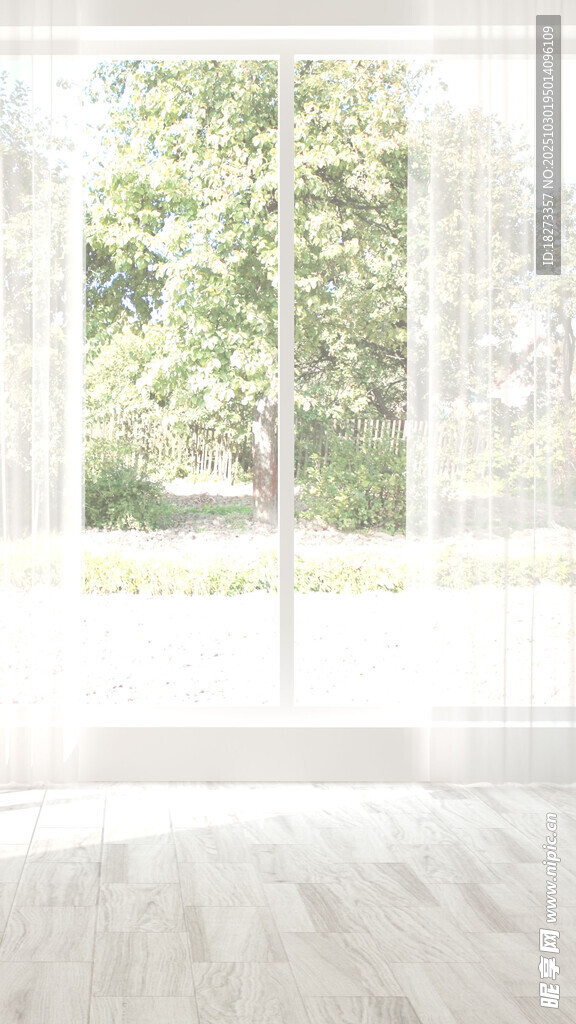 简约明亮的窗边室内空间