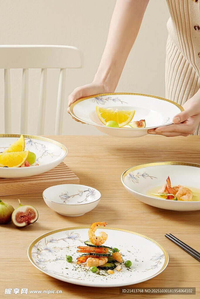 精致摆盘的美味佳肴