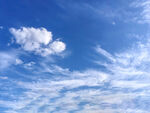 蓝天白云美景