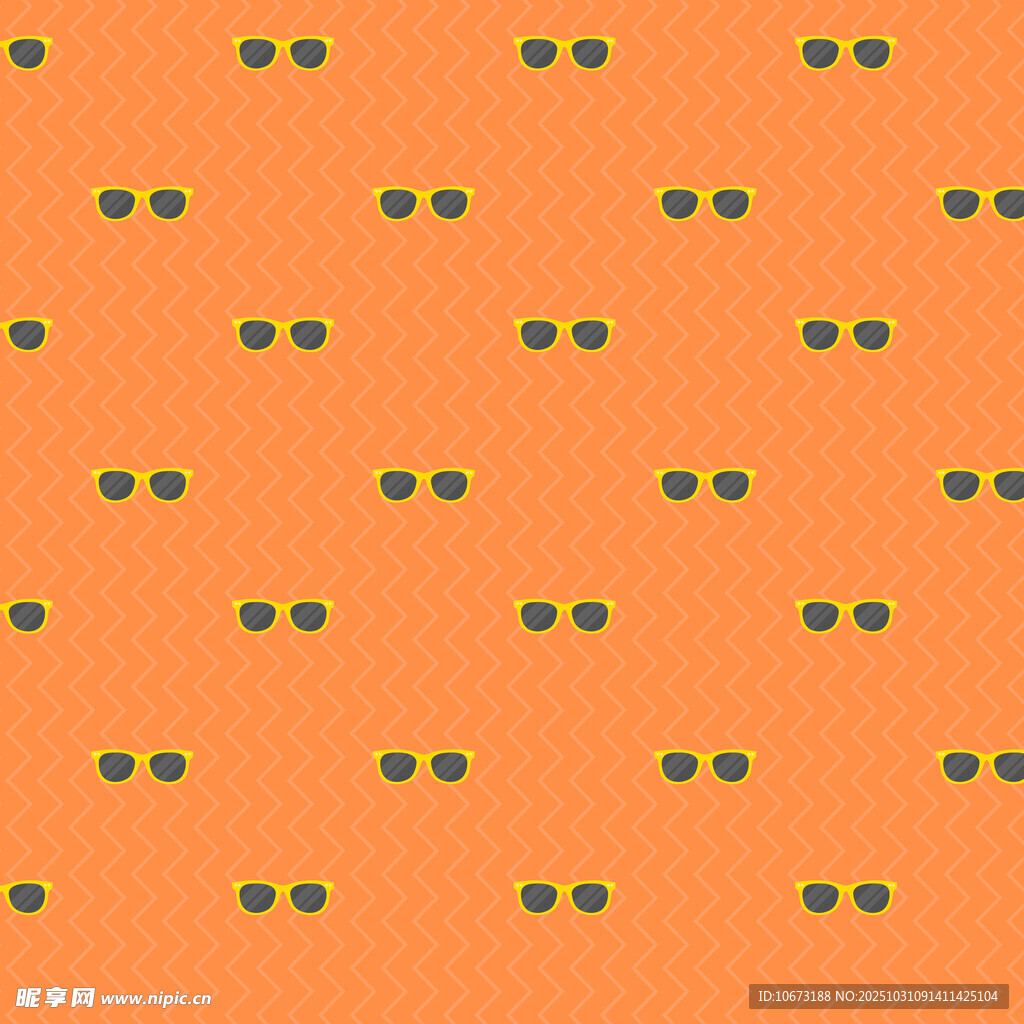 橙色背景圆点图案纹理