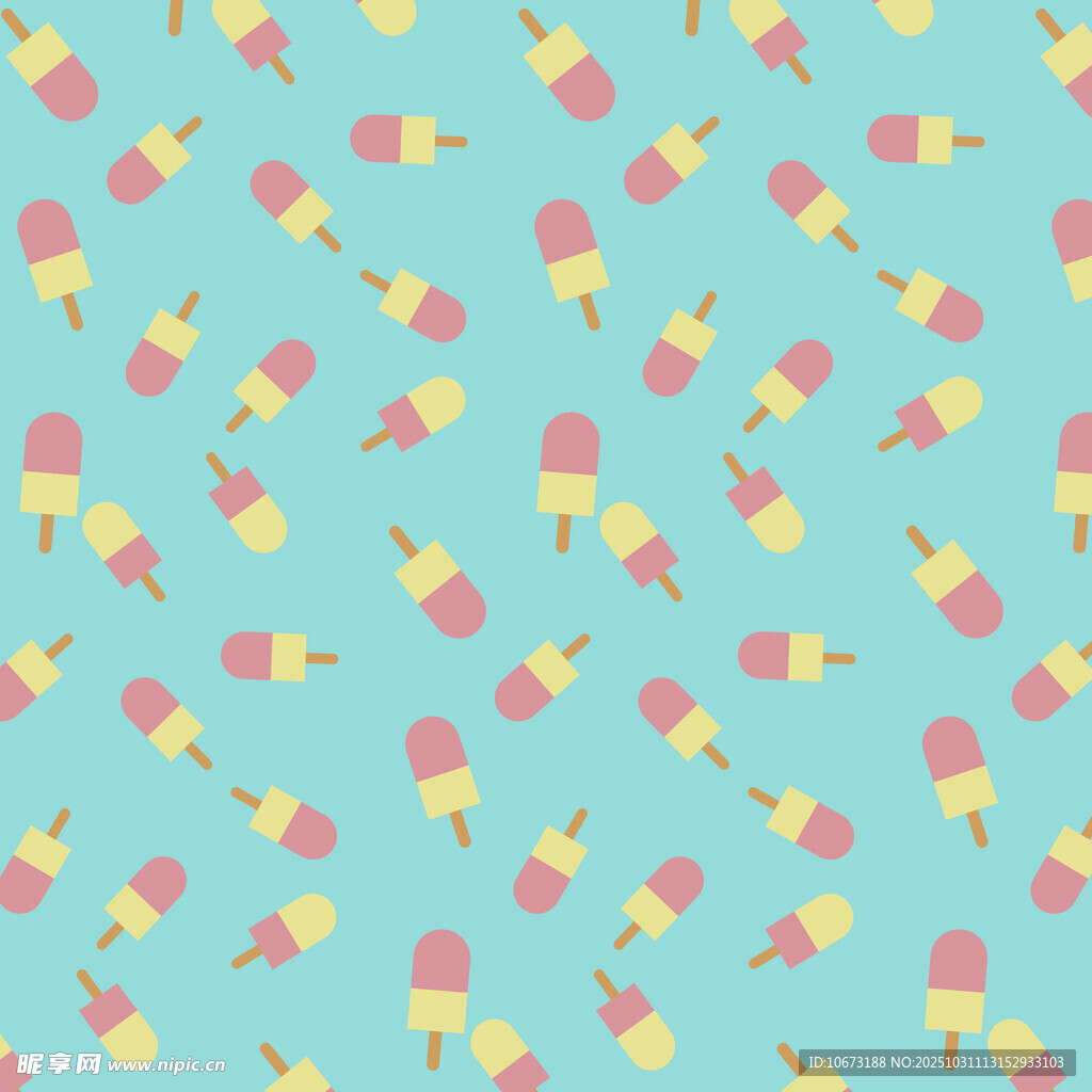 多彩冰淇淋图案背景