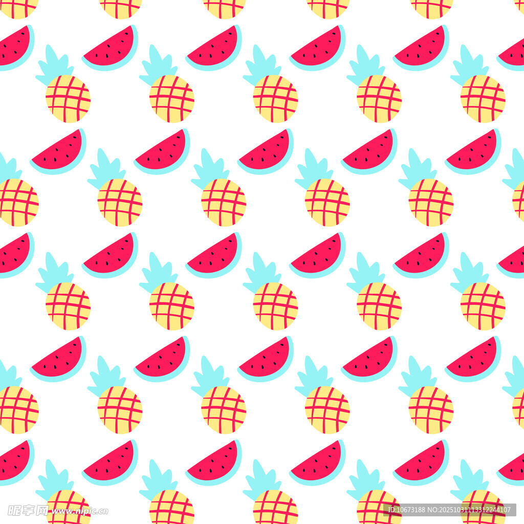 多彩几何图案无缝背景