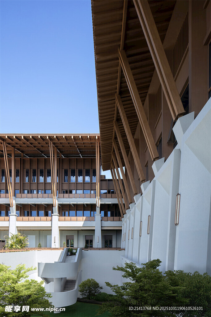 现代风格独特建筑外观