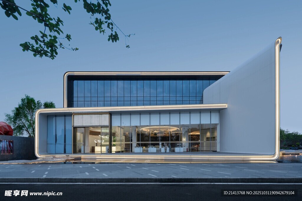 现代风格时尚建筑外观