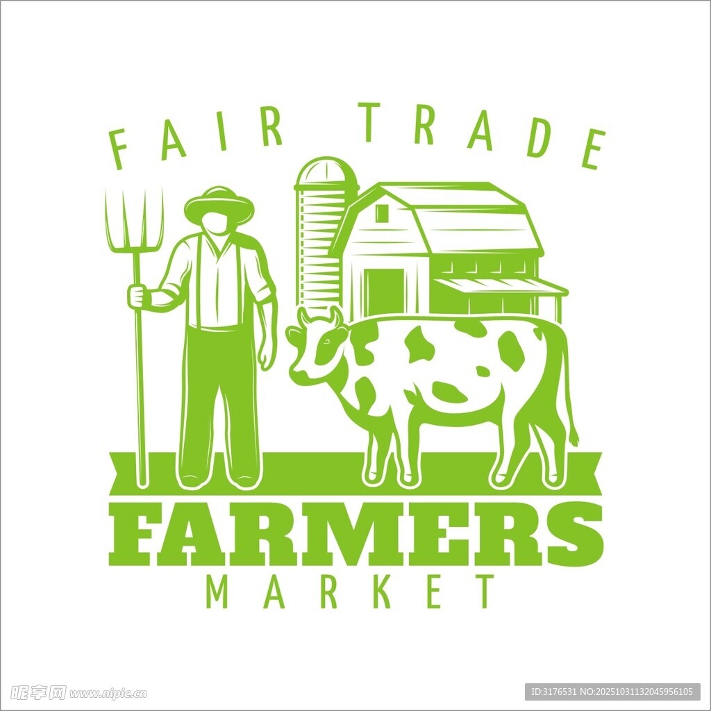 公平贸易农贸市场标志