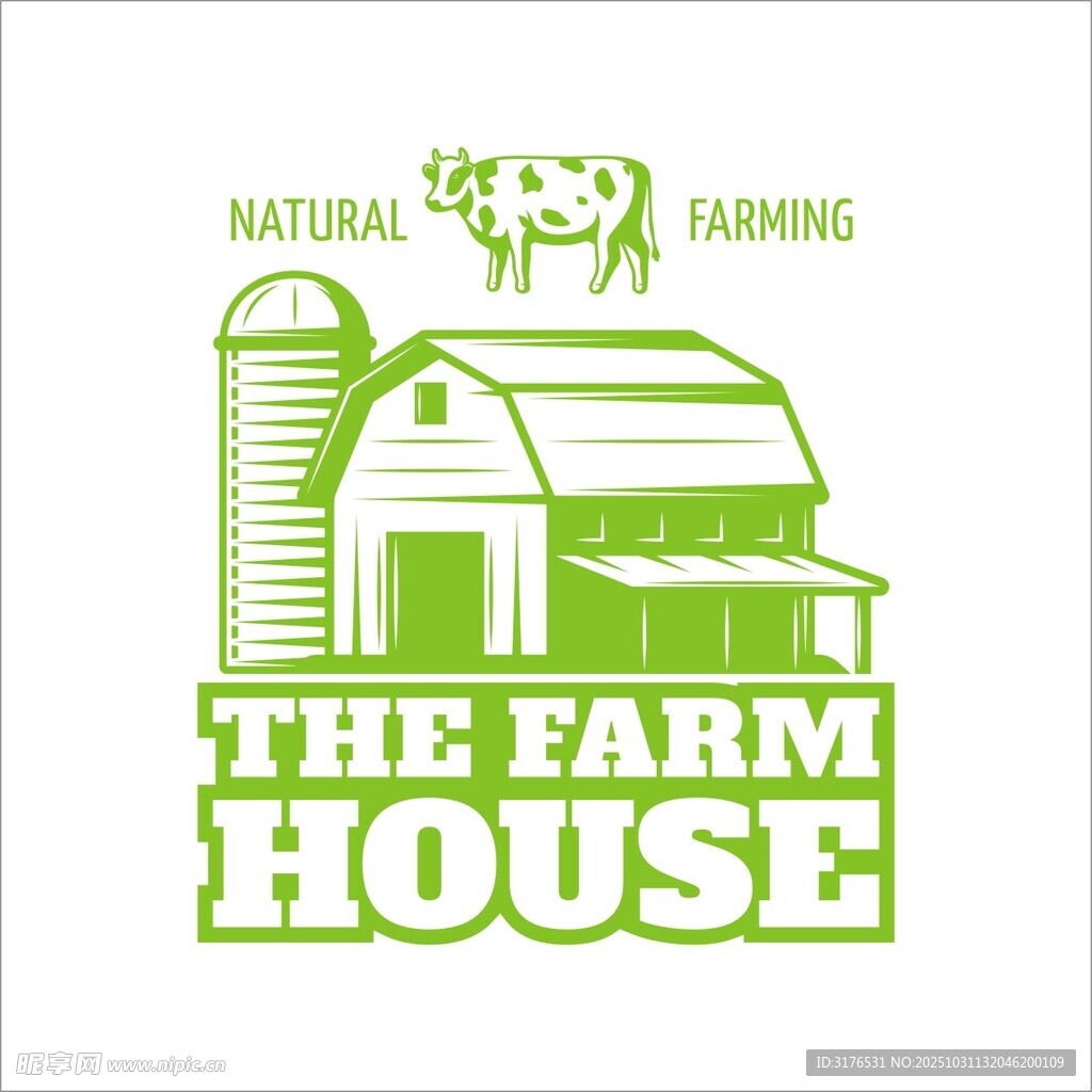 农场房屋标志设计