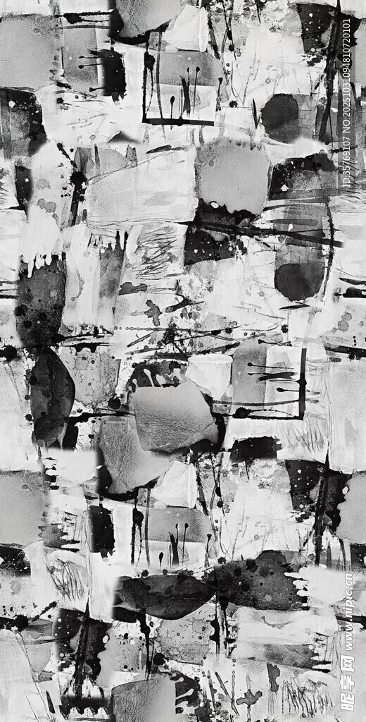 黑白拼贴艺术图片