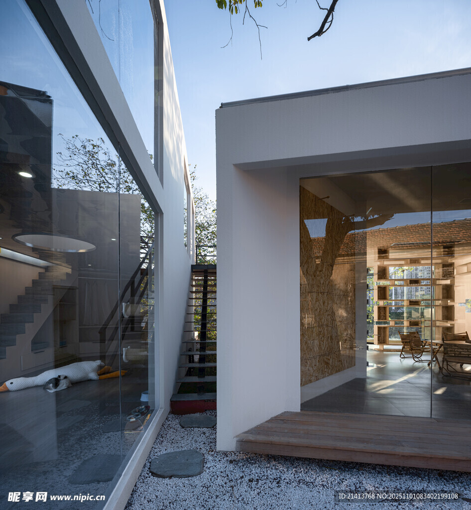 现代简约风格庭院建筑