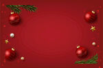 红色圣诞背景 