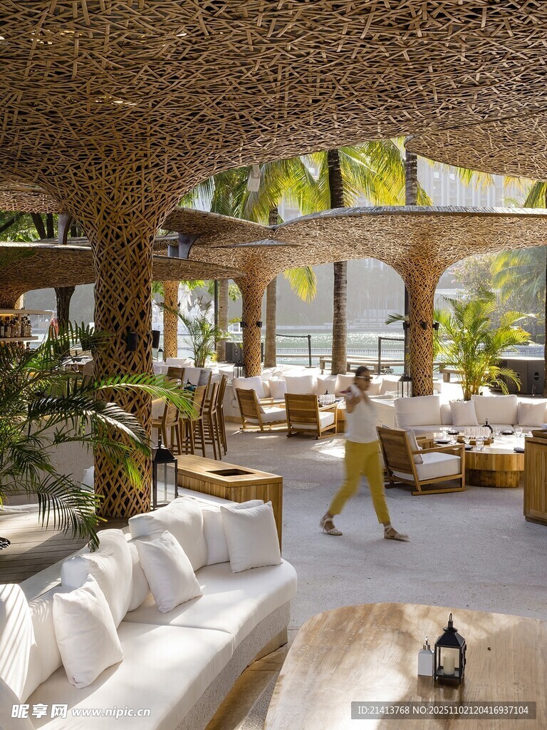 热带风情户外休闲空间