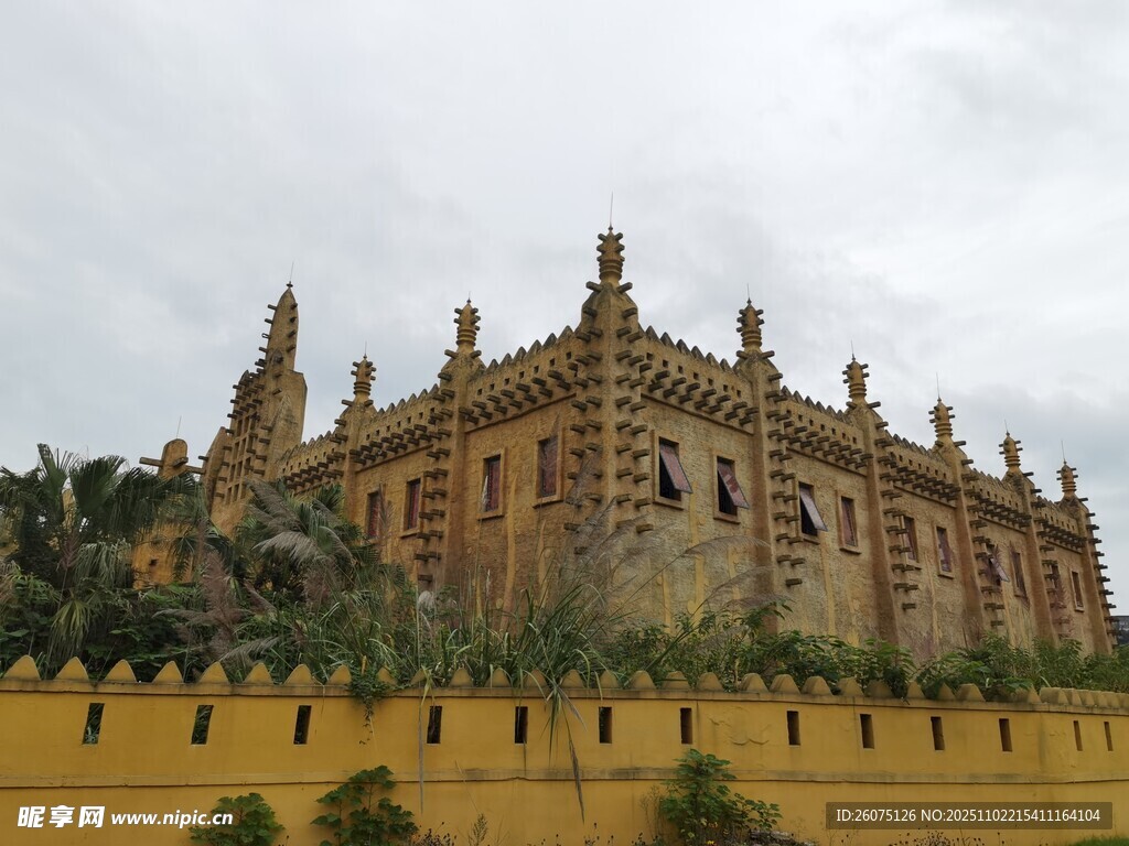 西班牙古老华丽建筑景观