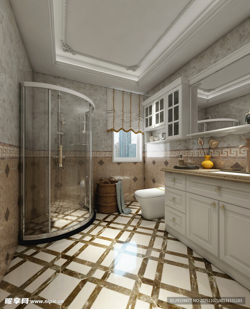 现代简约风浴室设计