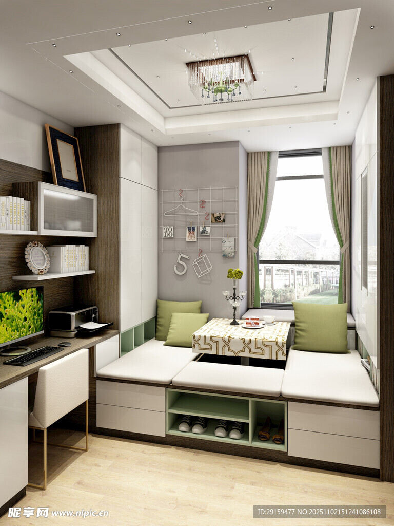 现代简约风榻榻米餐厅设计