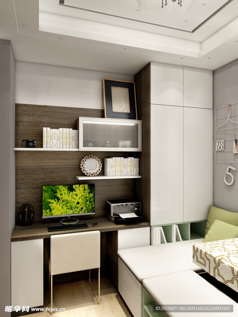 现代简约卧室家居场景