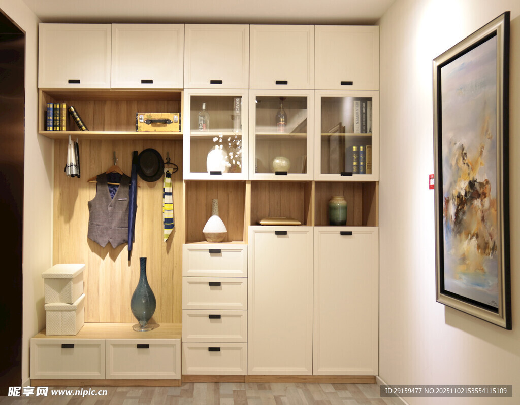 现代简约风入户鞋柜设计