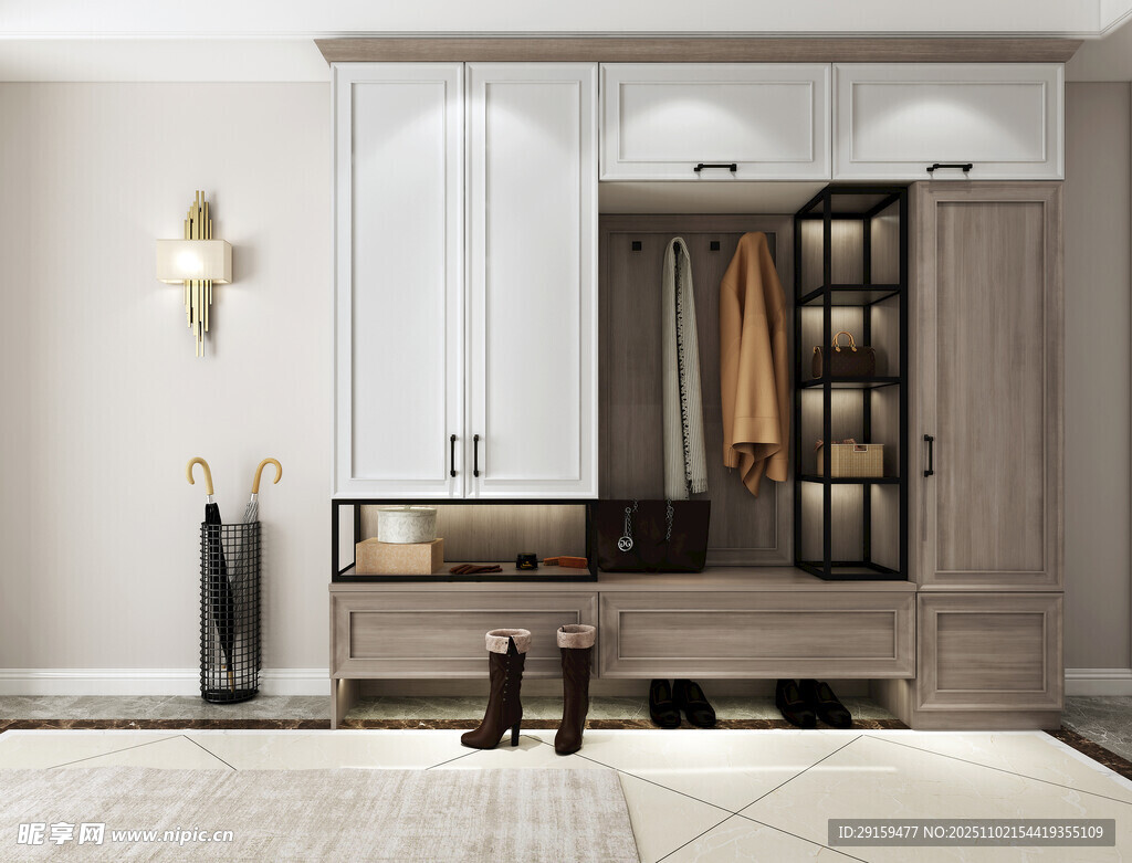 现代简约风格衣柜展示