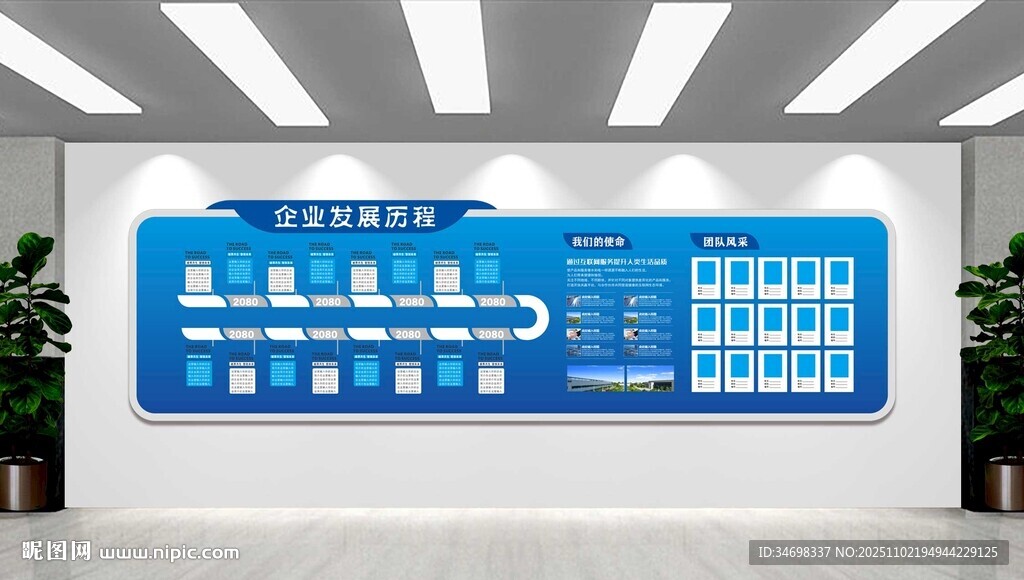 企业文化口号形象墙发展历程