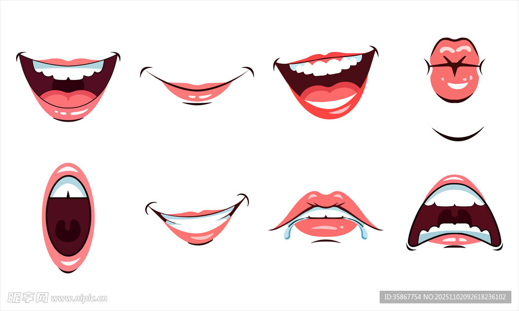 表情嘴巴