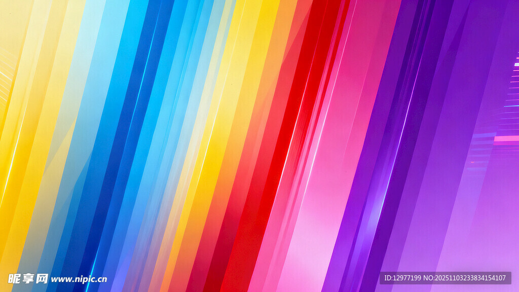 多彩动感渐变线条背景图图片