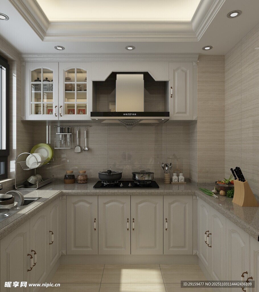 简约现代风格的温馨厨房