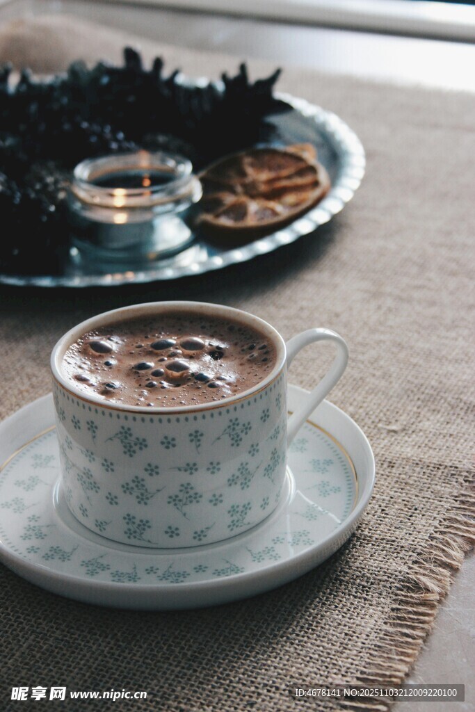 温馨下午茶时光的热饮