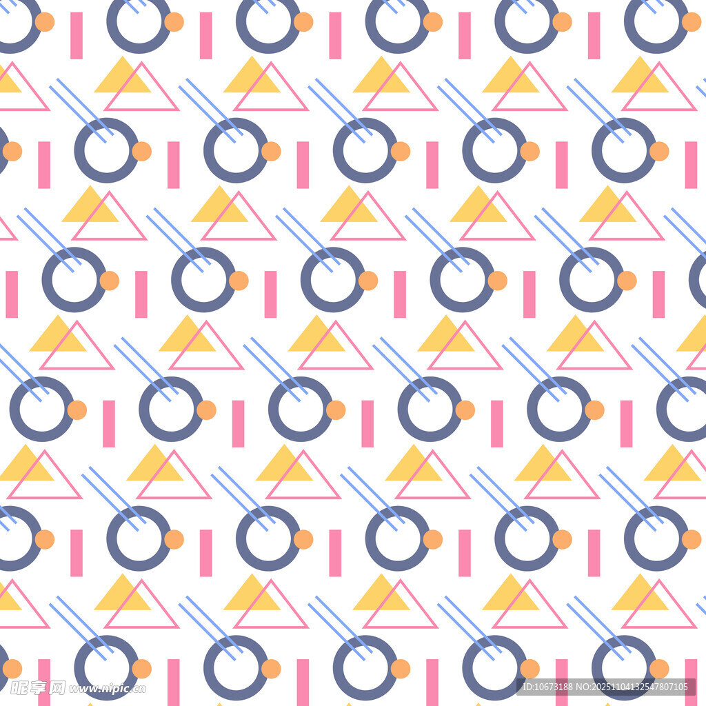 几何图案无缝背景纹理