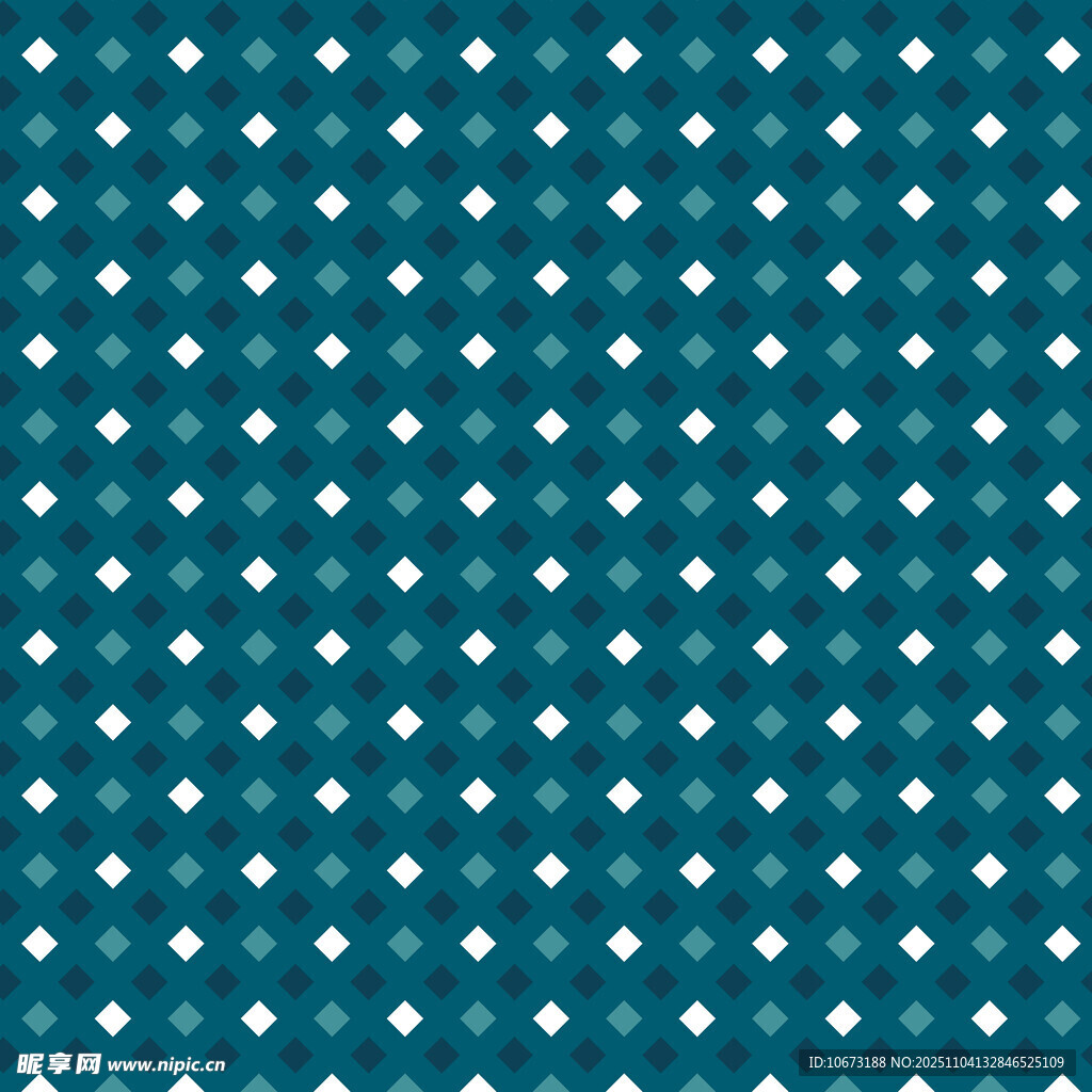 蓝底白点简约几何图案