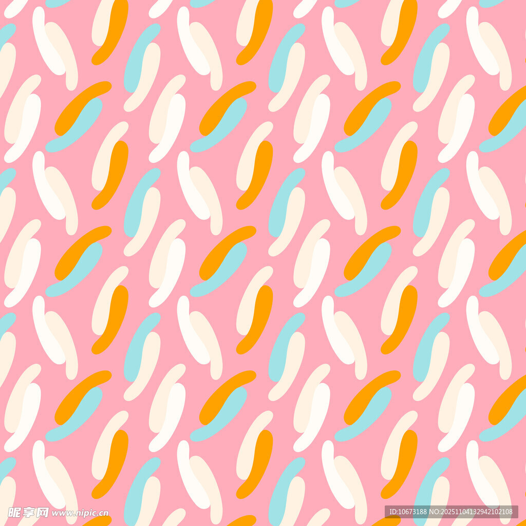 粉色背景多彩几何图案纹理