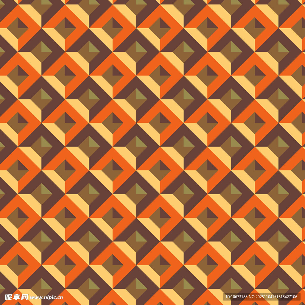 复古几何图案背景纹理