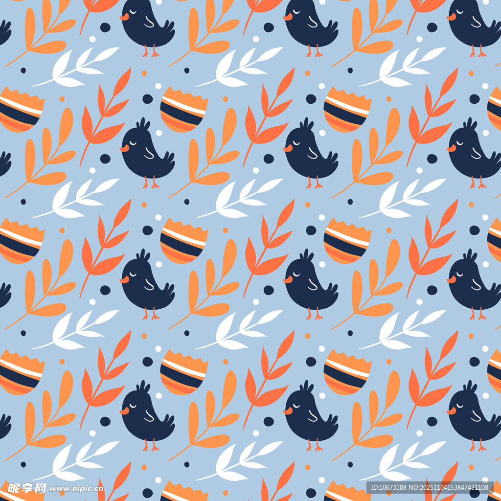 海洋风图案背景