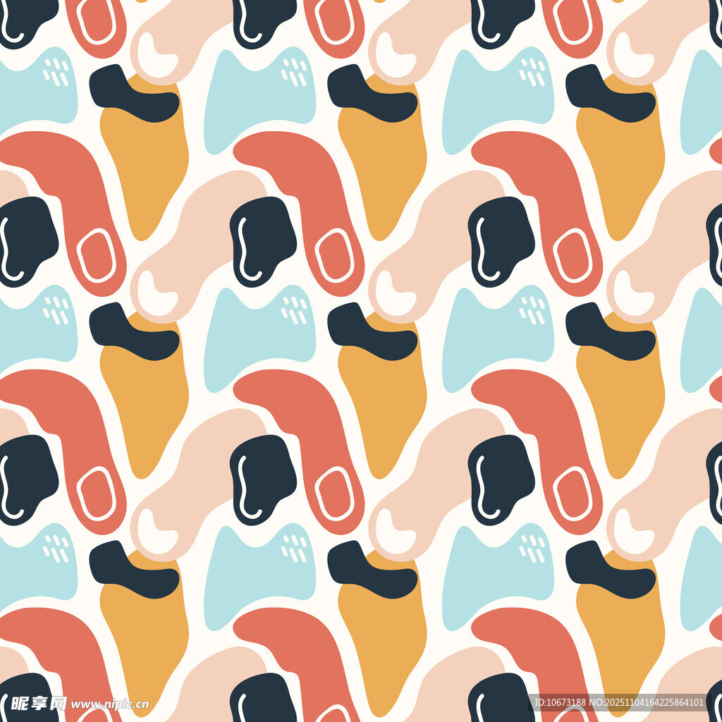 多彩冰淇淋图案背景