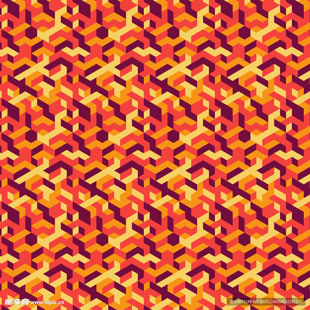 多彩几何图案纹理背景