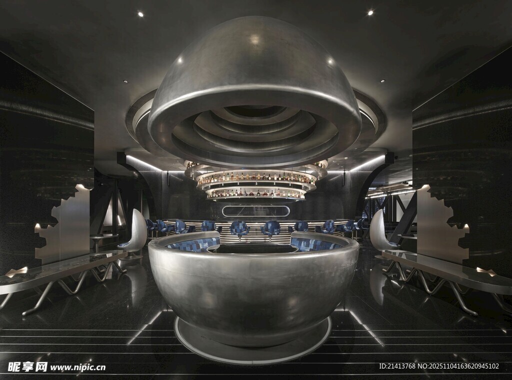 未来感科技风室内场景