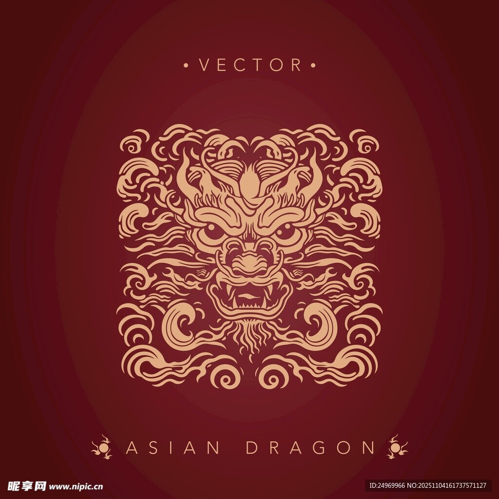 龙图案矢量设计