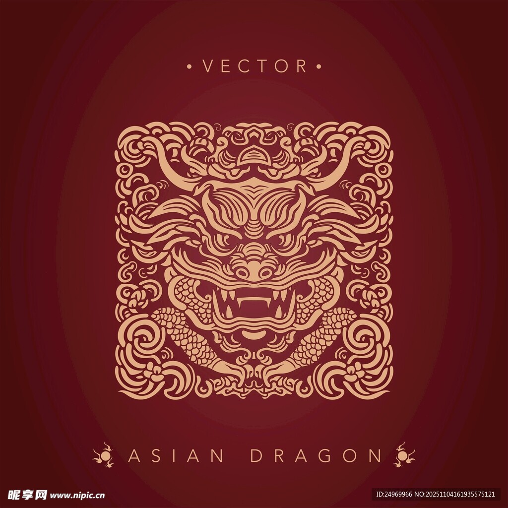 龙图案矢量设计